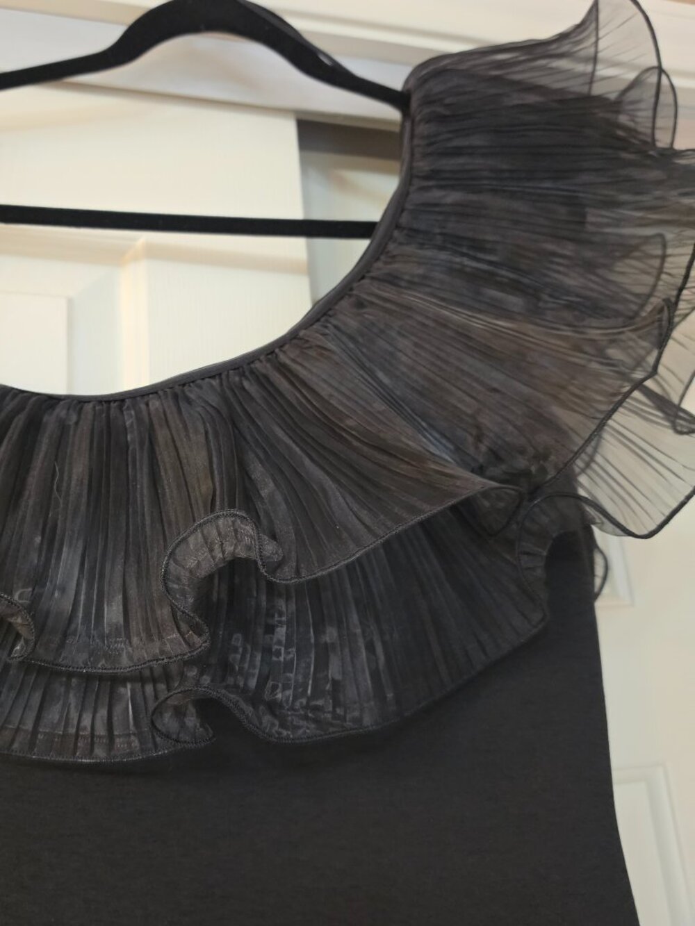 One Shoulder Ruffle Dress - Picture 2 of 5